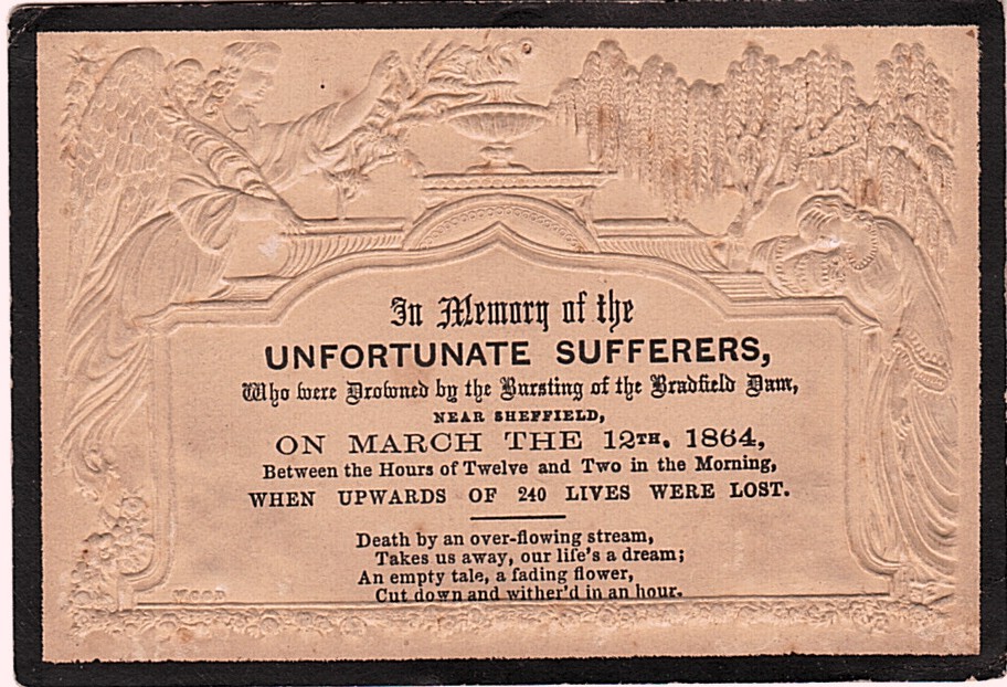 Mourning Card — Sophie Dupré Autographs