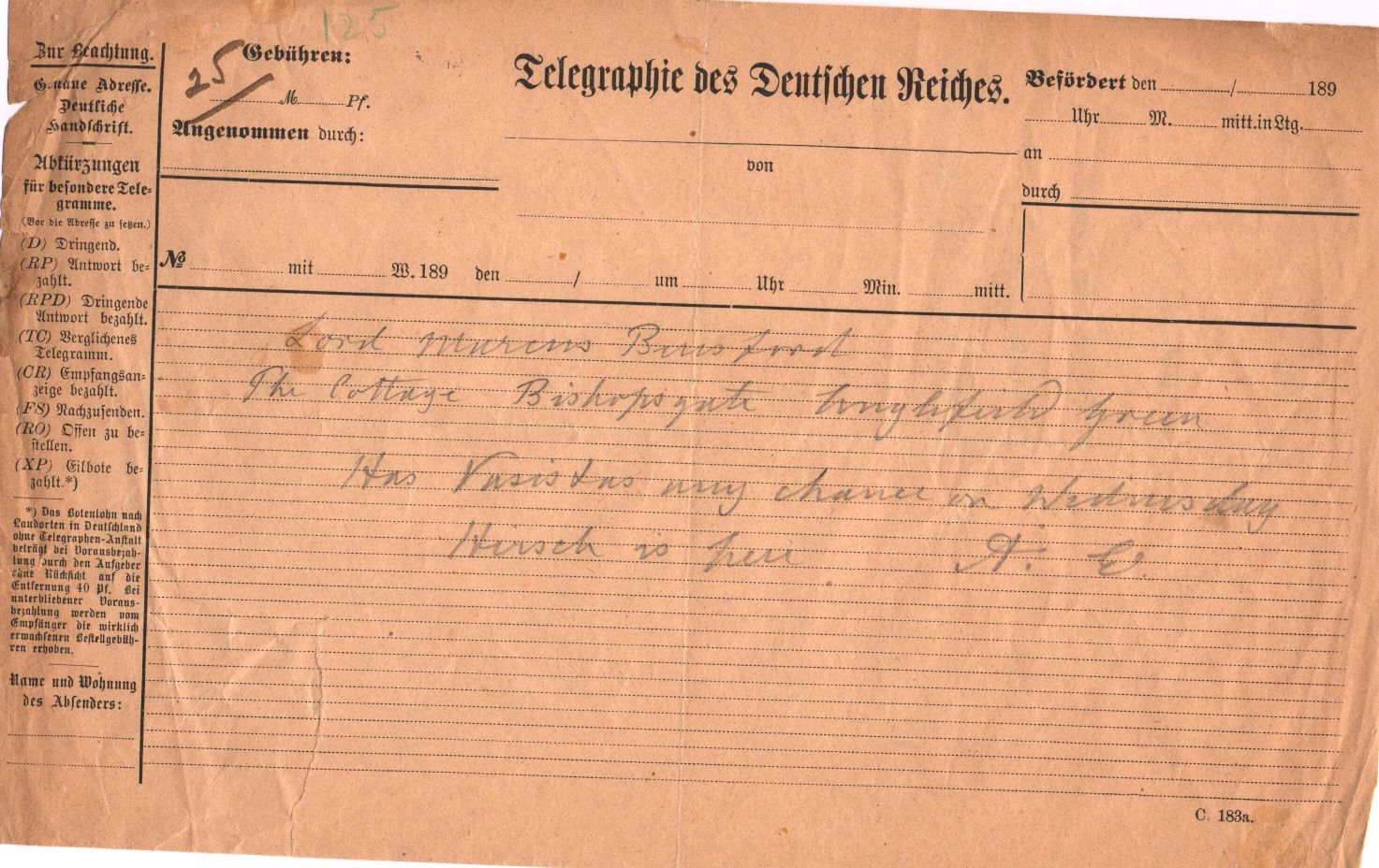 (1841-1910, King of Great Britain) — Sophie Dupré Autographs