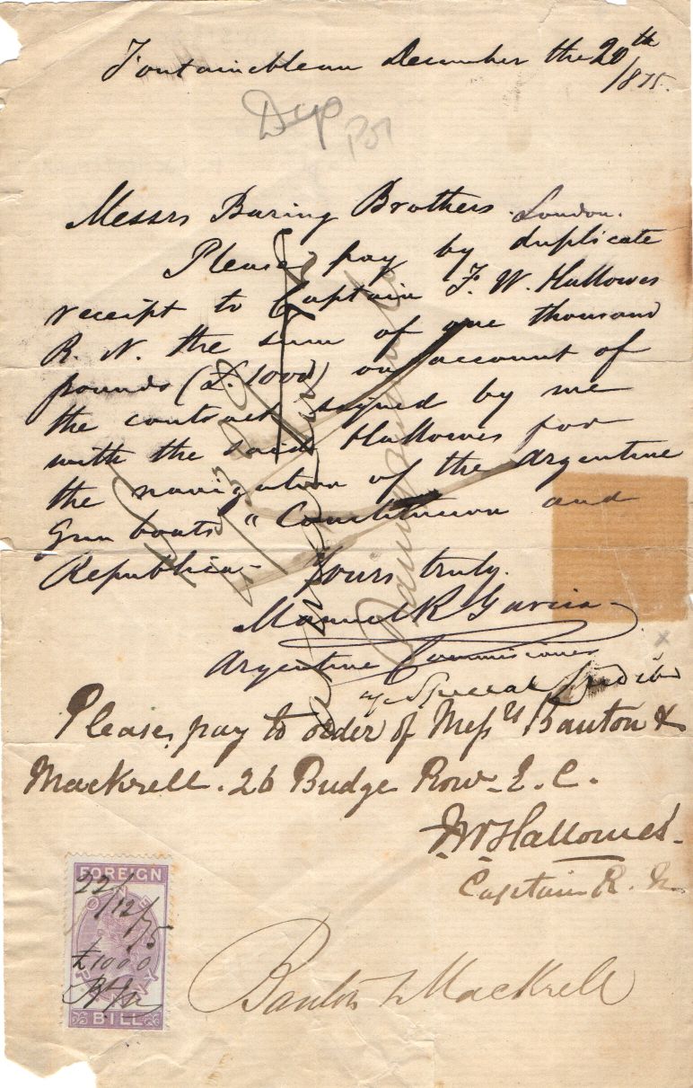 (Captain Frederick William, R.N.) — Sophie Dupré Autographs