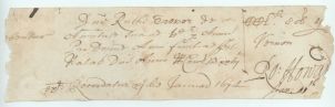 (Sir Robert, 1626-1698, Restoration Dramatist and collaborator with Dryden, from 1673 Auditor of the Receipt of the Exchequer) — Sophie Dupré Autographs
