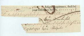 (John Russell, 1710-1771, K.G., Secretary of State 1748-1751, from 1732 4th Duke) — Sophie Dupré Autographs