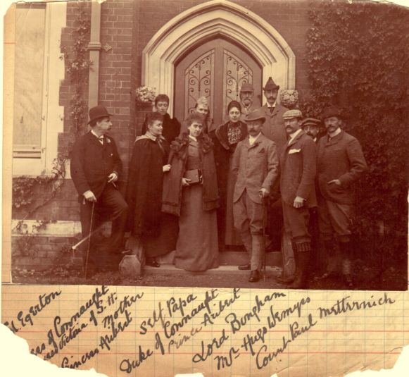 (Princess of Schleswig-Holstein, 1872-1956, Lady President of the Order of Mercy, youngest daughter of Princess Helena and grand-daughter of Queen Victoria), and her husband ARIBERT (Prince of Anhalt, 1864-1933)] — Sophie Dupré Autographs
