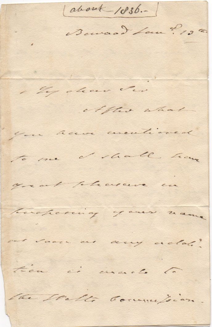 (Henry Petty-Fitzmaurice, 1780-1863, M.P. for Calne, Chancellor of the Exchequer, Abolitionist, 3rd Marquis) — Sophie Dupré Autographs