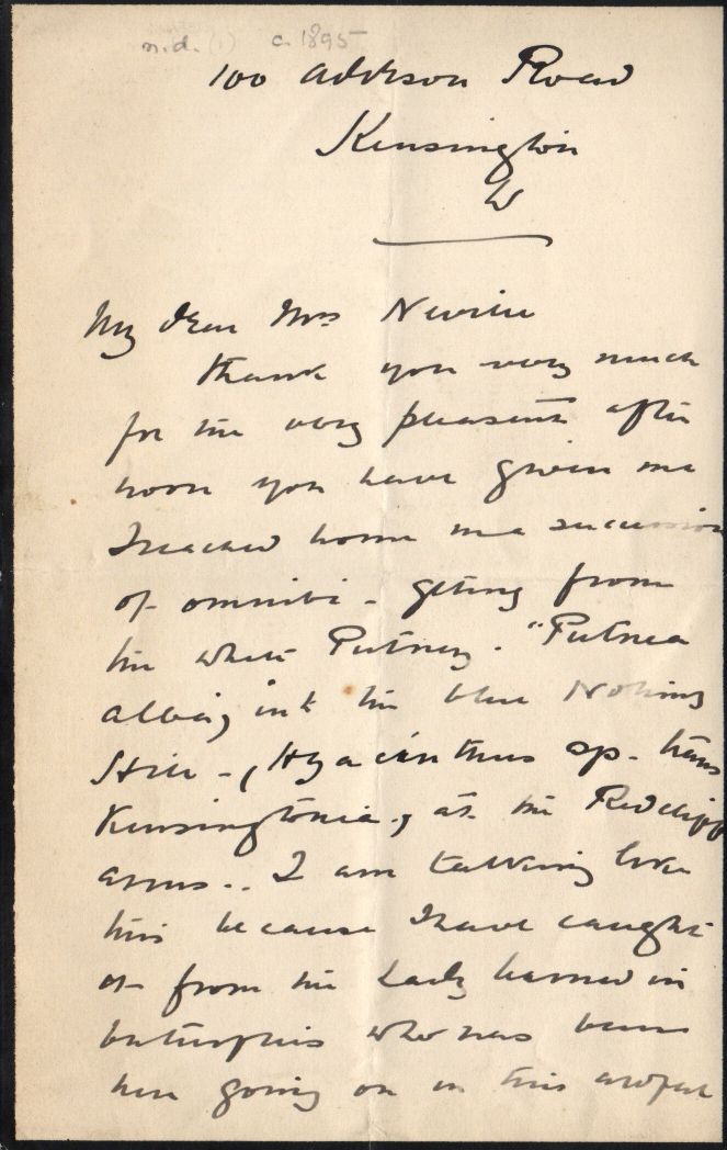 (Mary Henrietta, 1860-1901, Traveller, Ethnologist and Author) — Sophie Dupré Autographs
