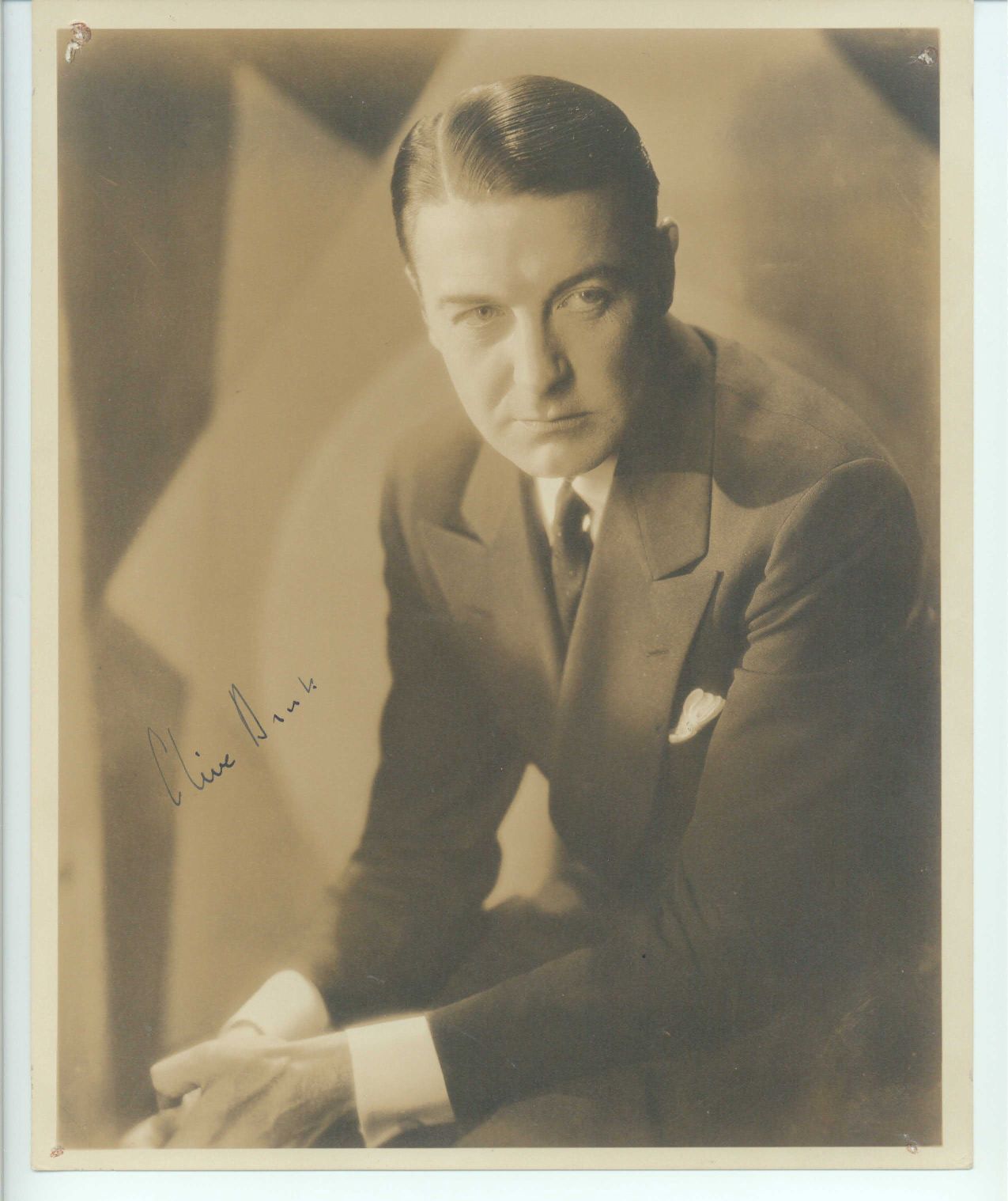 (Clive, 1887-1974, British Silent and Sound Film star, 1st Sherlock Holmes) — Sophie Dupré Autographs