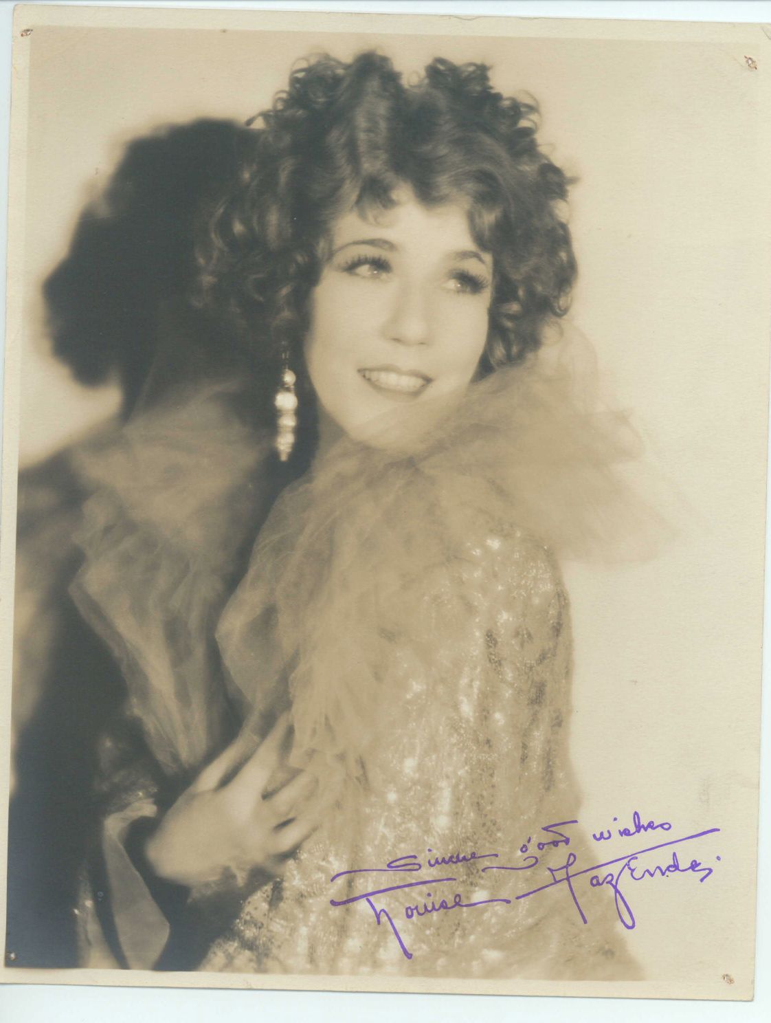 (Louise, 1895-1962, American Silent and Sound Comic Film Actress )] — Sophie Dupré Autographs