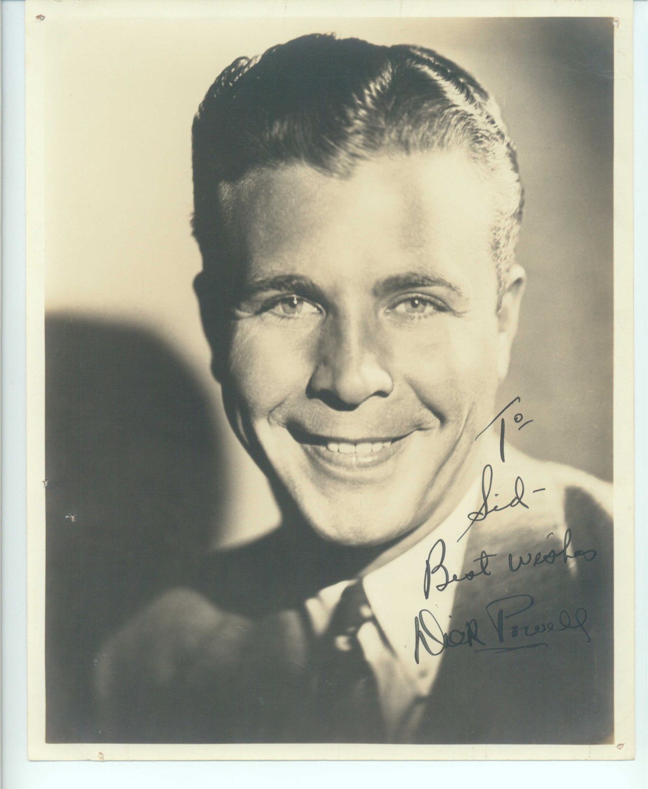 (Dick, 1904-1963, American Singer, Film Actor & TV Host) — Sophie Dupré Autographs