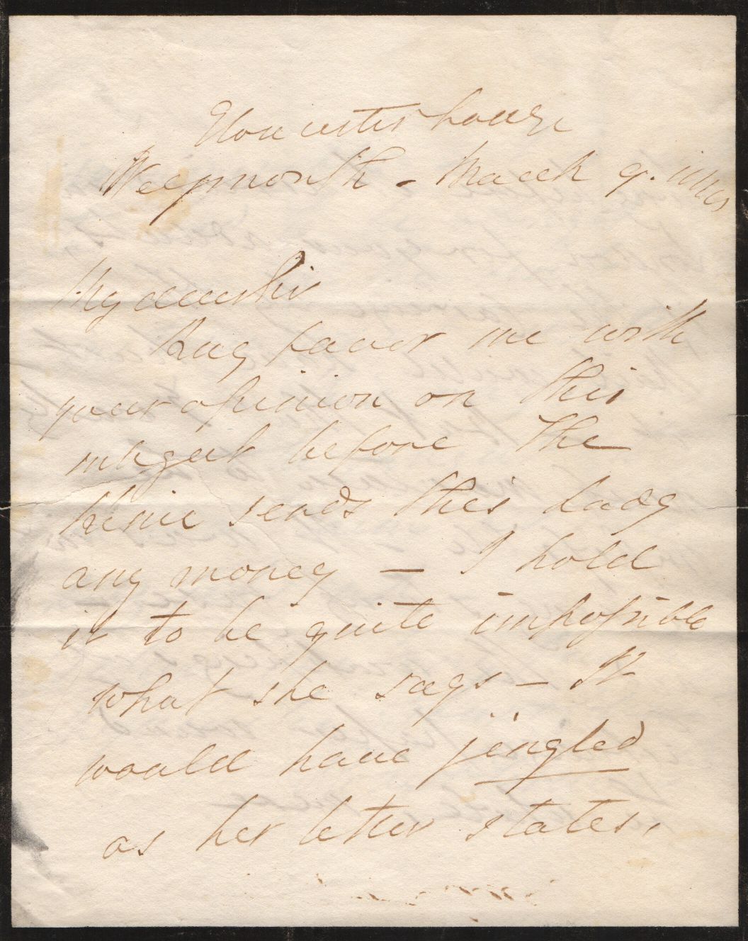 (Sir Robert William, 1781-1864, General, Royal Artillery, served with Sir John Moore at Corunna and with Wellington in the Peninsula and at Waterloo, Governor & C-in-C Gibraltar, 1848-1855) — Sophie Dupré Autographs
