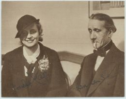 (Evelyn, 1900-1996, Musical Comedy Star) and Hannen SWAFFER (1879-1962, Journalist and Drama Critic) — Sophie Dupré Autographs