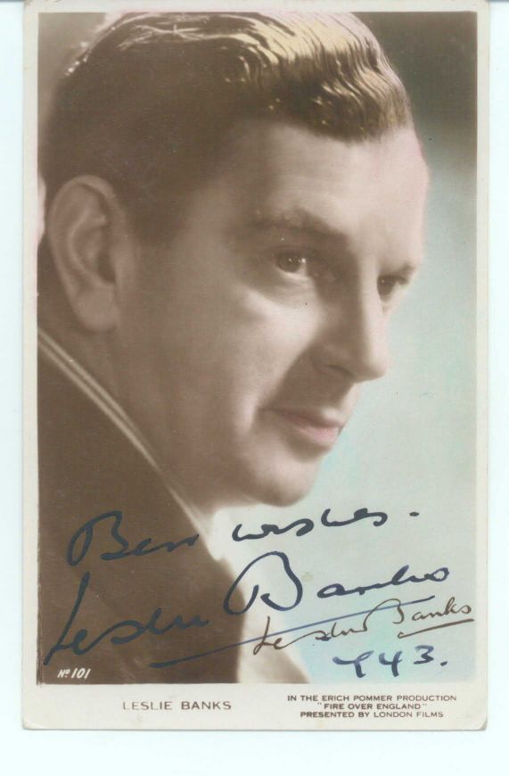 (Leslie, 1890-1952, British Actor) — Sophie Dupré Autographs
