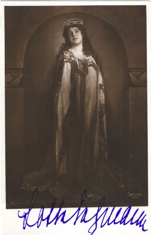 (Lotte, 1888-1976, German Soprano) — Sophie Dupré Autographs