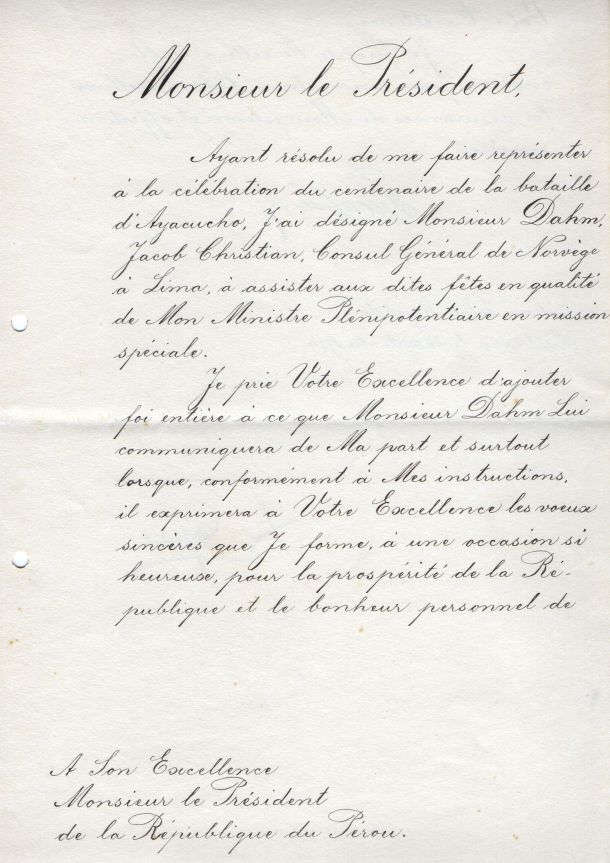 (1872-1957, from 1905 King of Norway) — Sophie Dupré Autographs