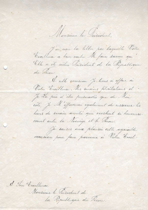 (1872-1957, from 1905 King of Norway) — Sophie Dupré Autographs
