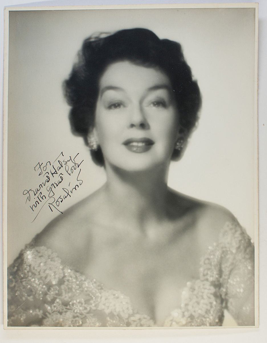 (Rosalind, 1907-1976, American film actress) — Sophie Dupré Autographs