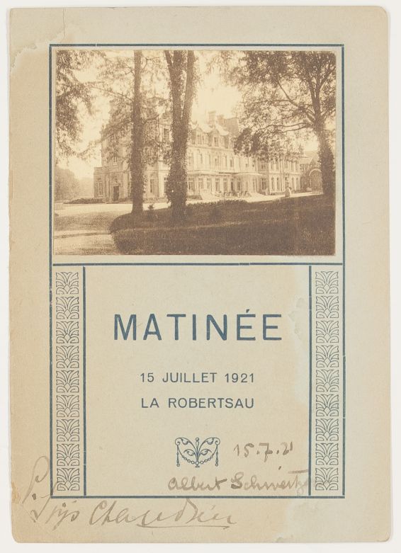 (Albert, 1875-1965, Alsatian French Medical Missionary, Theologian & Philosopher, Nobel Prize Winner) — Sophie Dupré Autographs