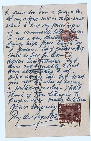 (Roy, 1894-1968, Australian Artist) — Sophie Dupré Autographs