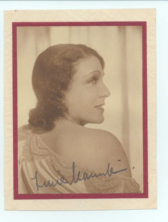 (Lucie, 1895-1976, German-born  British Actress, wife, 1941, of Marius Goring) — Sophie Dupré Autographs