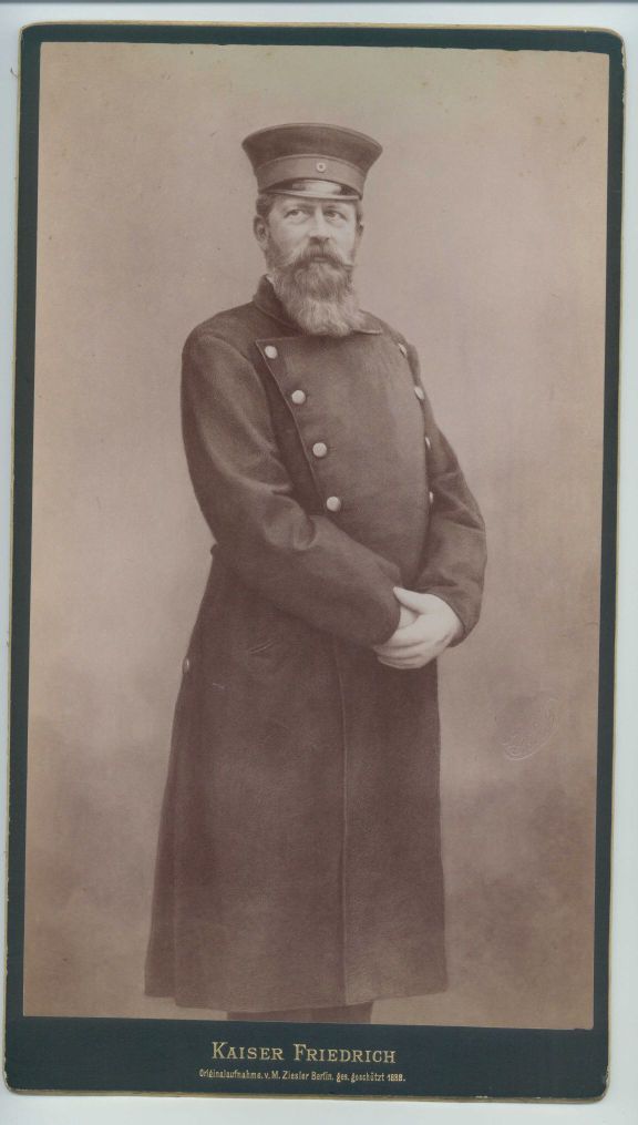 (Wilhelm Nikolaus, 1831-1888, son-in-law of Queen Victoria, Emperor of Germany for 99 days)] — Sophie Dupré Autographs