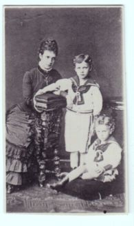 (1847-1928, Empress, sister of Queen Alexandra), & her sons NICHOLAS II, 1868-1918, and GEORGE, 1871-1899)] — Sophie Dupré Autographs