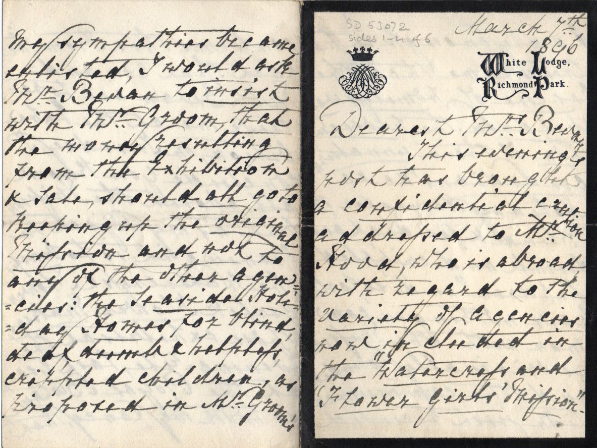 (Duchess of Teck, 1833-1897, Queen Mary's Mother) — Sophie Dupré Autographs
