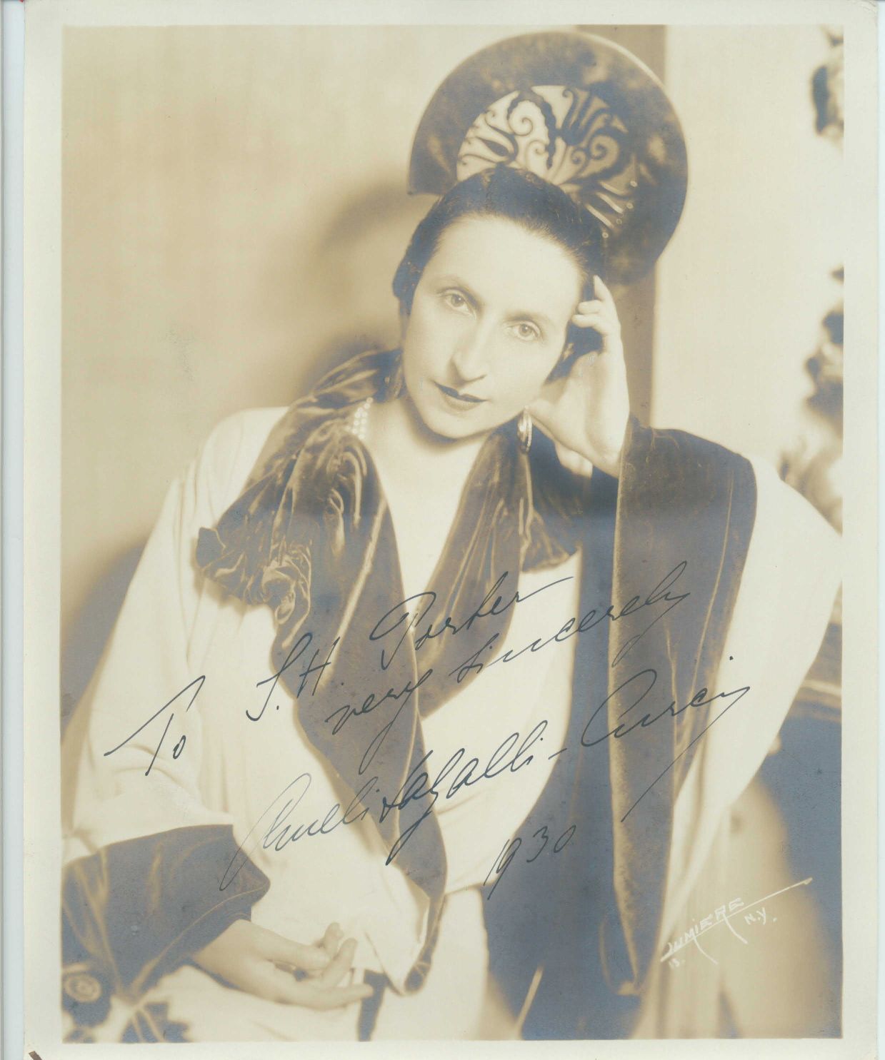 (Amelita, 1882-1963, Italian Coloratura Soprano) — Sophie Dupré Autographs