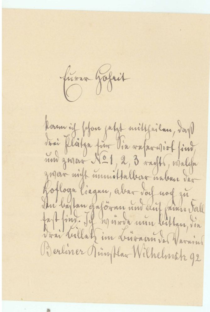 (Ferdinand, Graf von, 1832-1915, German Historical, Landscape & Portrait Painter) — Sophie Dupré Autographs