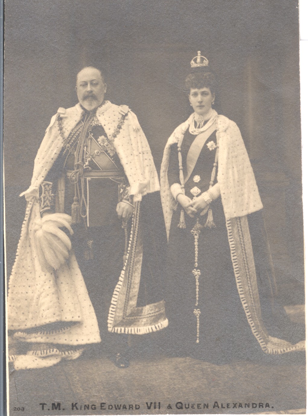 (1841-1910, King of Great Britain) & ALEXANDRA (of Denmark, 1844-1925, his Queen)] — Sophie Dupré Autographs