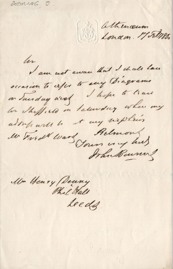 (Sir John, 1792-1872, M.P., F.R.S., Linguist, Governor and Ambassador, opened up trade with King Mongkut of Siam, favourite pupil of Jeremy Bentham) — Sophie Dupré Autographs