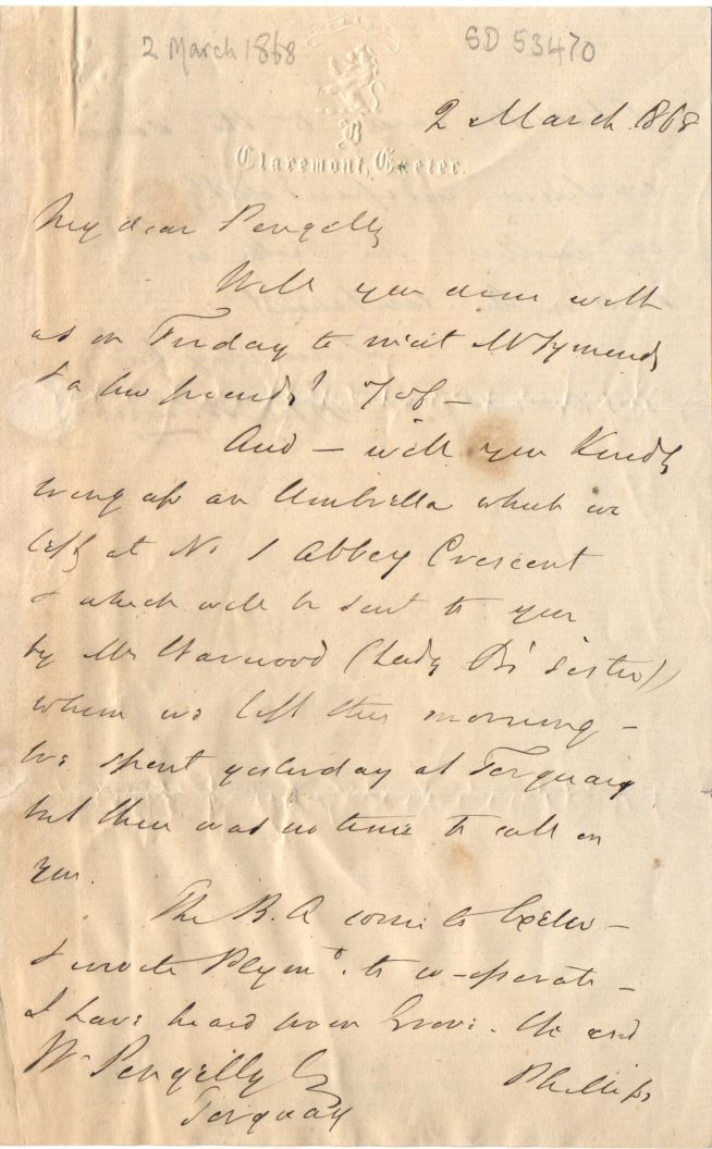 (Sir John, 1792-1872, M.P., F.R.S., Linguist, Governor and Ambassador, opened up trade with King Mongkut of Siam, favourite pupil of Jeremy Bentham) — Sophie Dupré Autographs