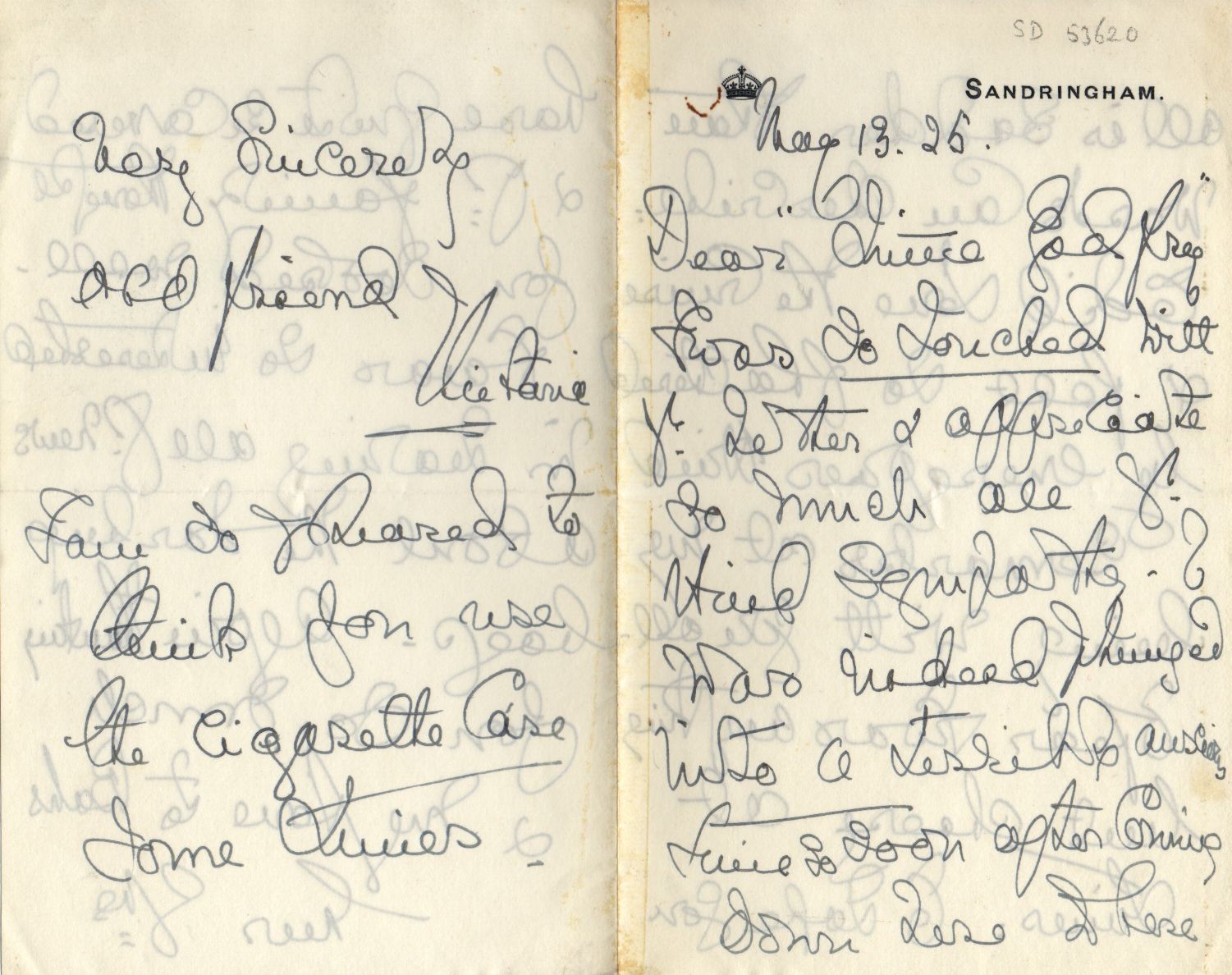 (1868-1935, Princess, Daughter of Edward VII & Alexandra) — Sophie Dupré Autographs