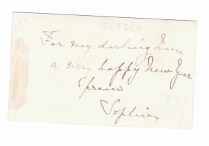 (Dorothea Ulrike Alice, 1870-1932, Princess of Prussia, daughter of Emperor Friedrich III, wife, 1889, of King Constantine I of Greece) — Sophie Dupré Autographs