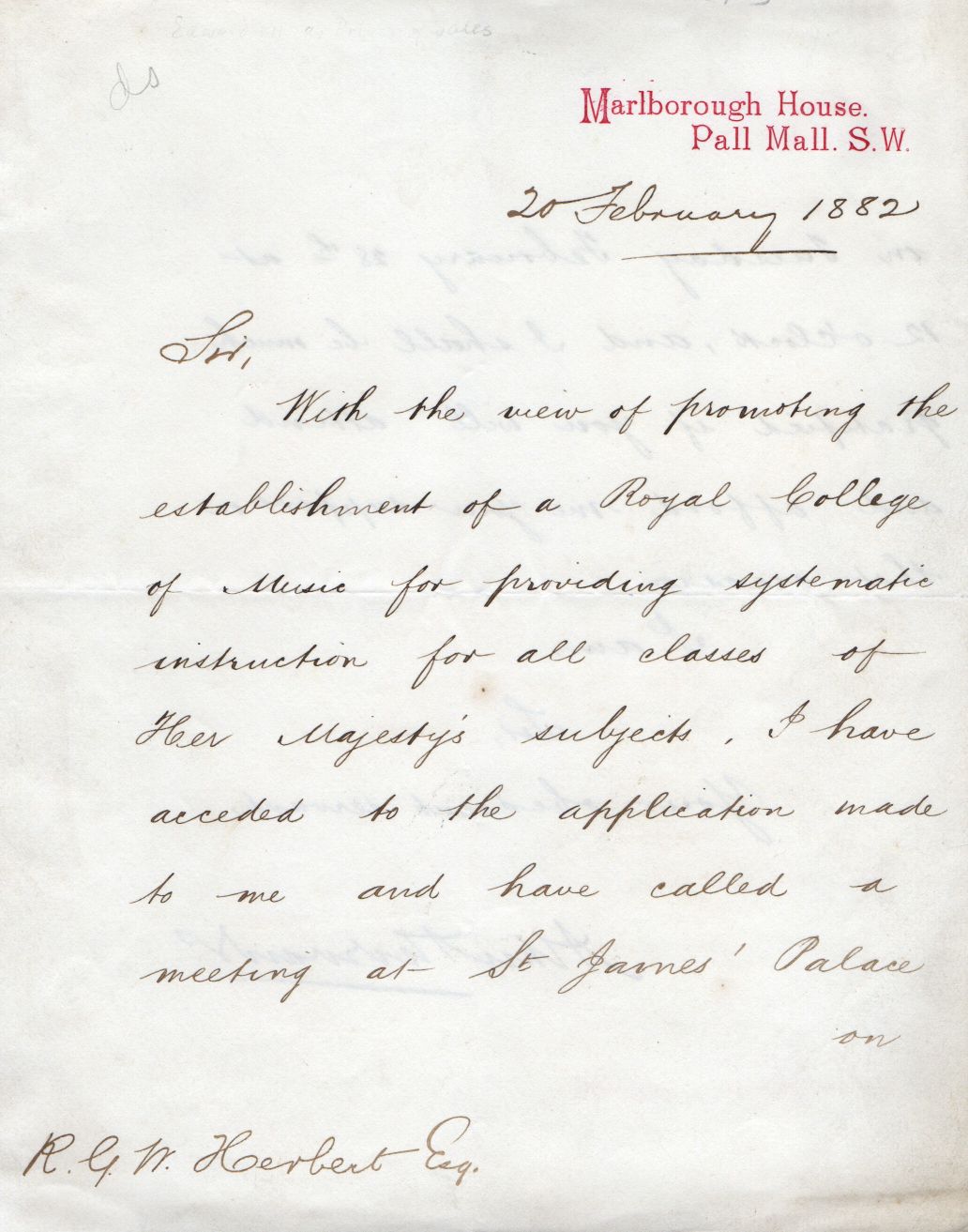 (1841-1910, King of Great Britain) — Sophie Dupré Autographs