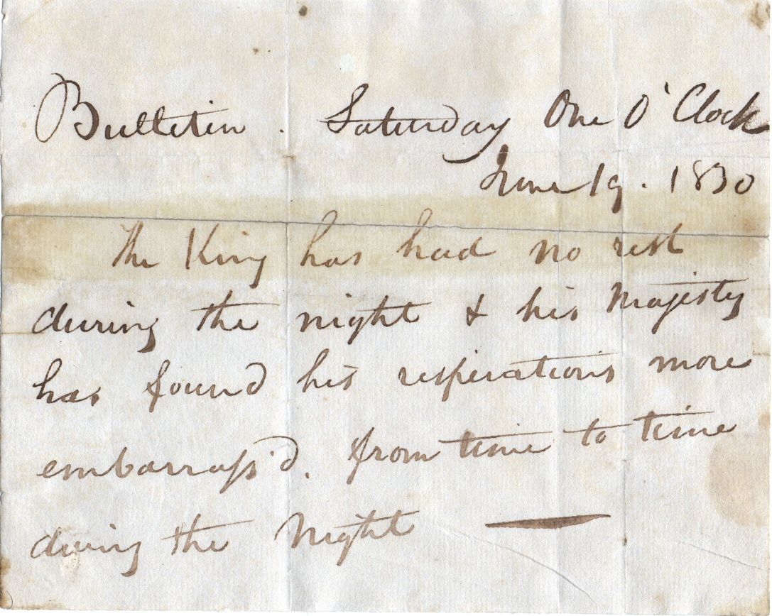 (1762-1830, King of Great Britain)] — Sophie Dupré Autographs