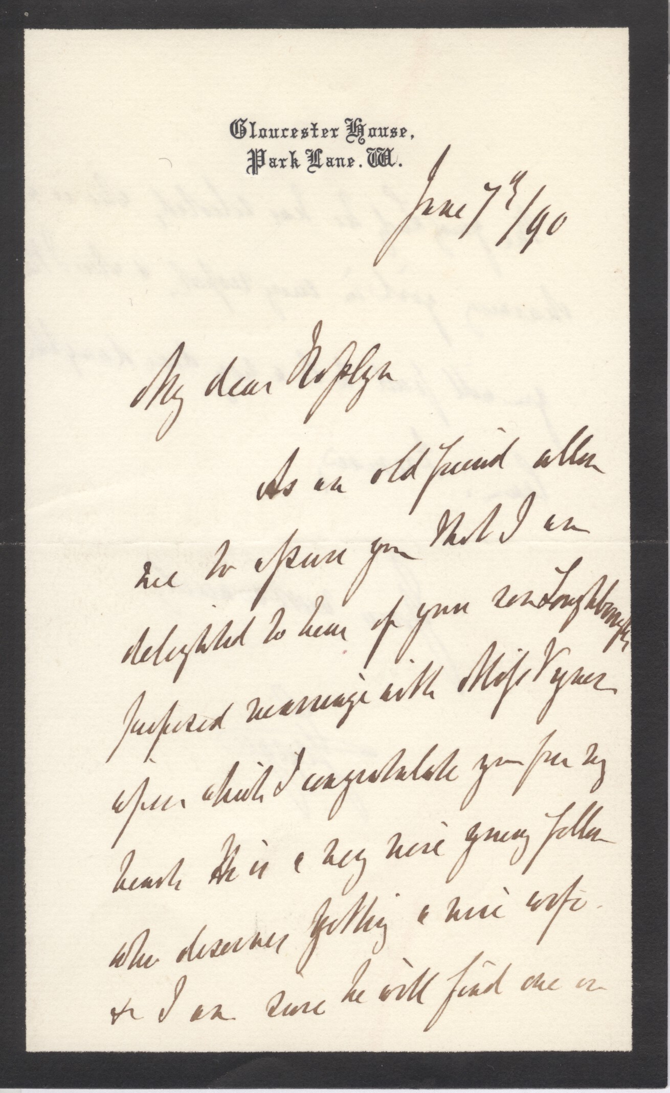 (Duke of Cambridge, 1819-1904, Grandson of George III, Commander in Chief of the Army) — Sophie Dupré Autographs