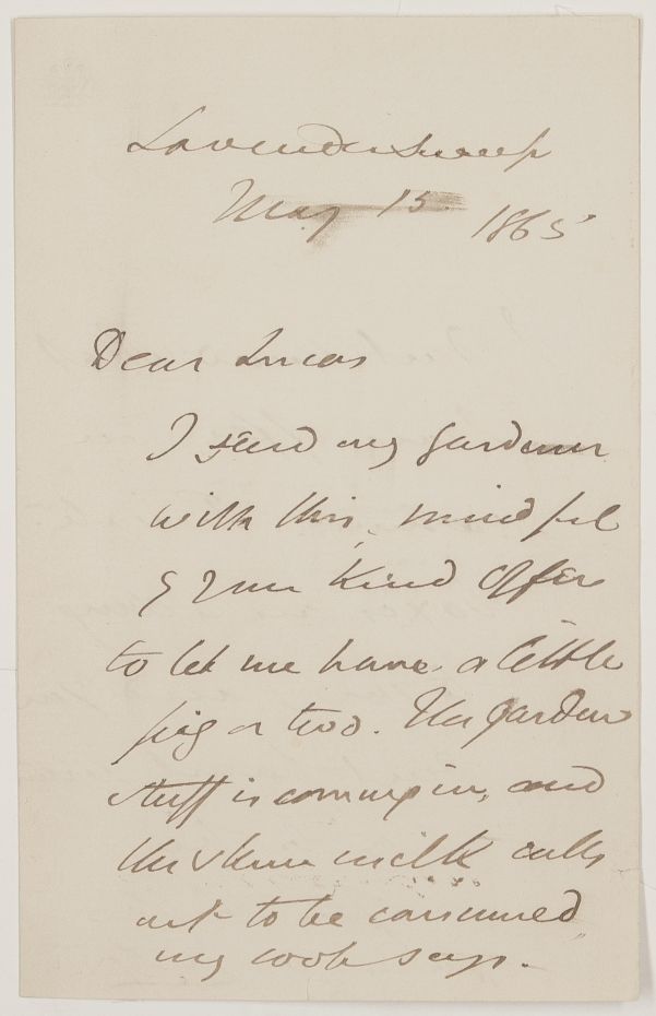 (Tom, 1817-1880, Dramatist and Editor of 'Punch') — Sophie Dupré Autographs