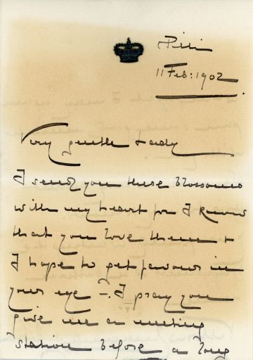 (of Savoy, 1870-1946, General, 2nd son of the 1st Duke of Aosta, and grandson of Vittorio Emanuele II) — Sophie Dupré Autographs