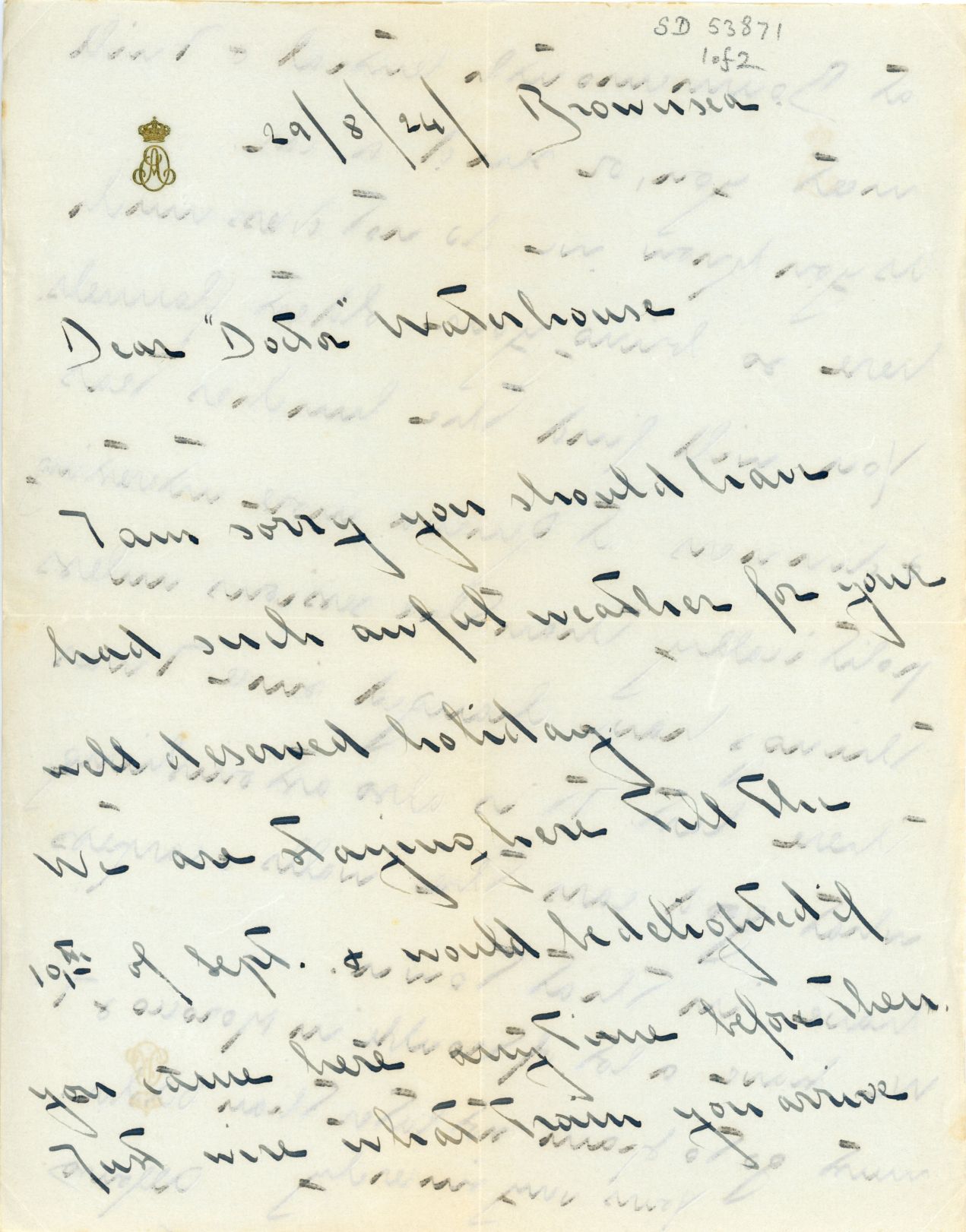 (Prince, 1886-1975, 5th Duke of Galliera, Grandson of Isabel II of Spain and Great-Grandson of Louis Philippe I of France) — Sophie Dupré Autographs