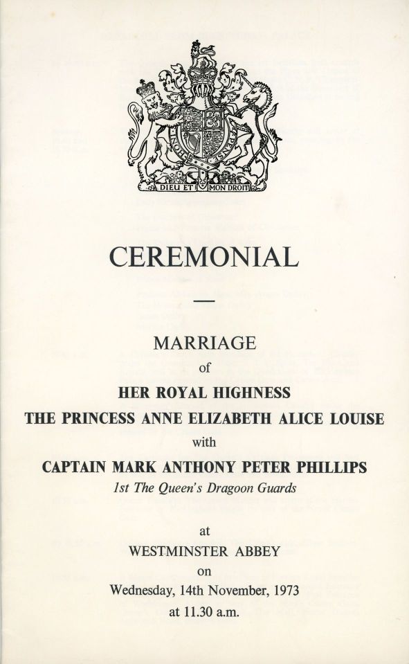 (b. 1950, Princess Royal, daughter of Elizabeth II) and Captain MARK PHILLIPS (b. 1948)] — Sophie Dupré Autographs