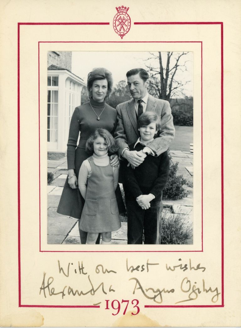 (b. 1936, Princess, daughter of George, Duke of Kent and Marina) & her husband Sir Angus OGILVY (1928-2004)) — Sophie Dupré Autographs