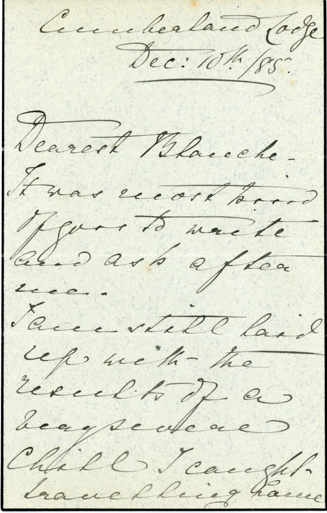 (Augusta Victoria, 1846-1923, wife, 1866, of Prince Christian of Schleswig-Holstein, Princess, 3rd Daughter of Queen Victoria, founder of the Princess Christian Nursing Home) — Sophie Dupré Autographs