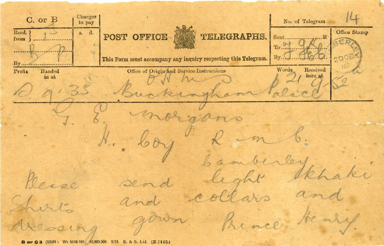 (Duke of Gloucester, 1900-1974, Officer in the 10th Hussars, Marshal of the RAF, Governor General of Australia, Uncle of Elizabeth II)] — Sophie Dupré Autographs