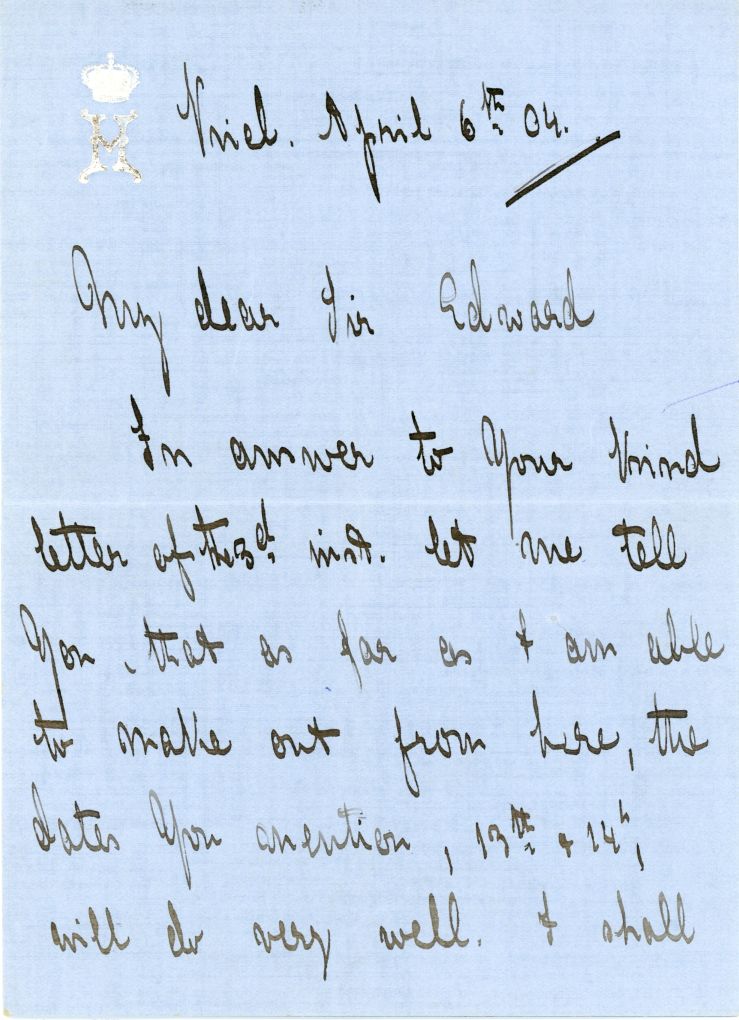 (of Prussia, 1862-1929, Grand Admiral of the Imperial Navy, Son of Friedrich III and Victoria, Empress Frederick) — Sophie Dupré Autographs