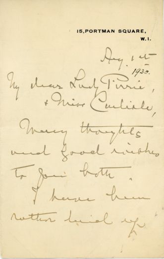 (Alexandra Dagmar, 1867-1931, Princess Royal, Duchess of Fife, Daughter of Edward VII) — Sophie Dupré Autographs