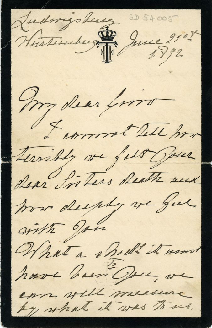 (1st Duke of Teck, 1837-1900, father of Queen Mary) — Sophie Dupré Autographs