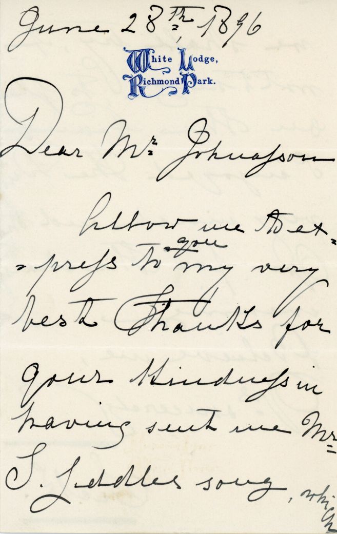 (1st Duke of Teck, 1837-1900, father of Queen Mary) — Sophie Dupré Autographs