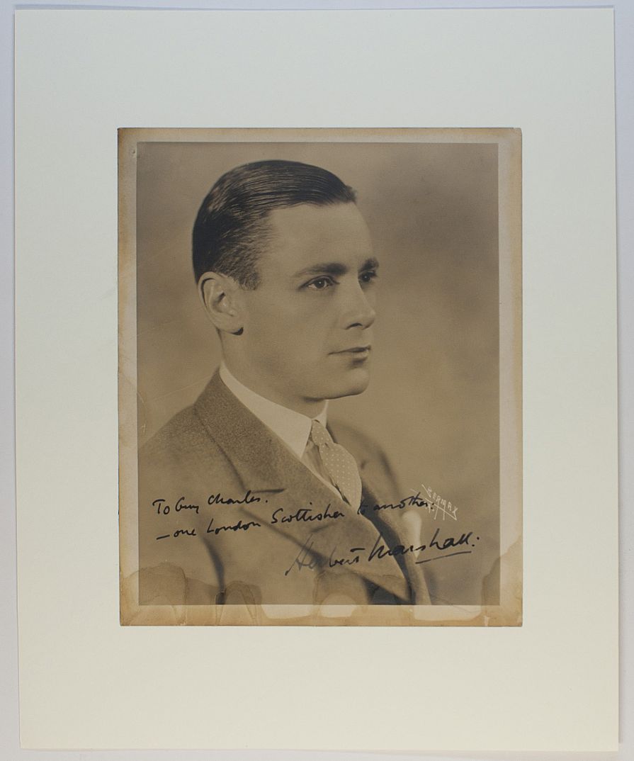 (Herbert, 1890-1966, British Stage & Screen Actor) — Sophie Dupré Autographs