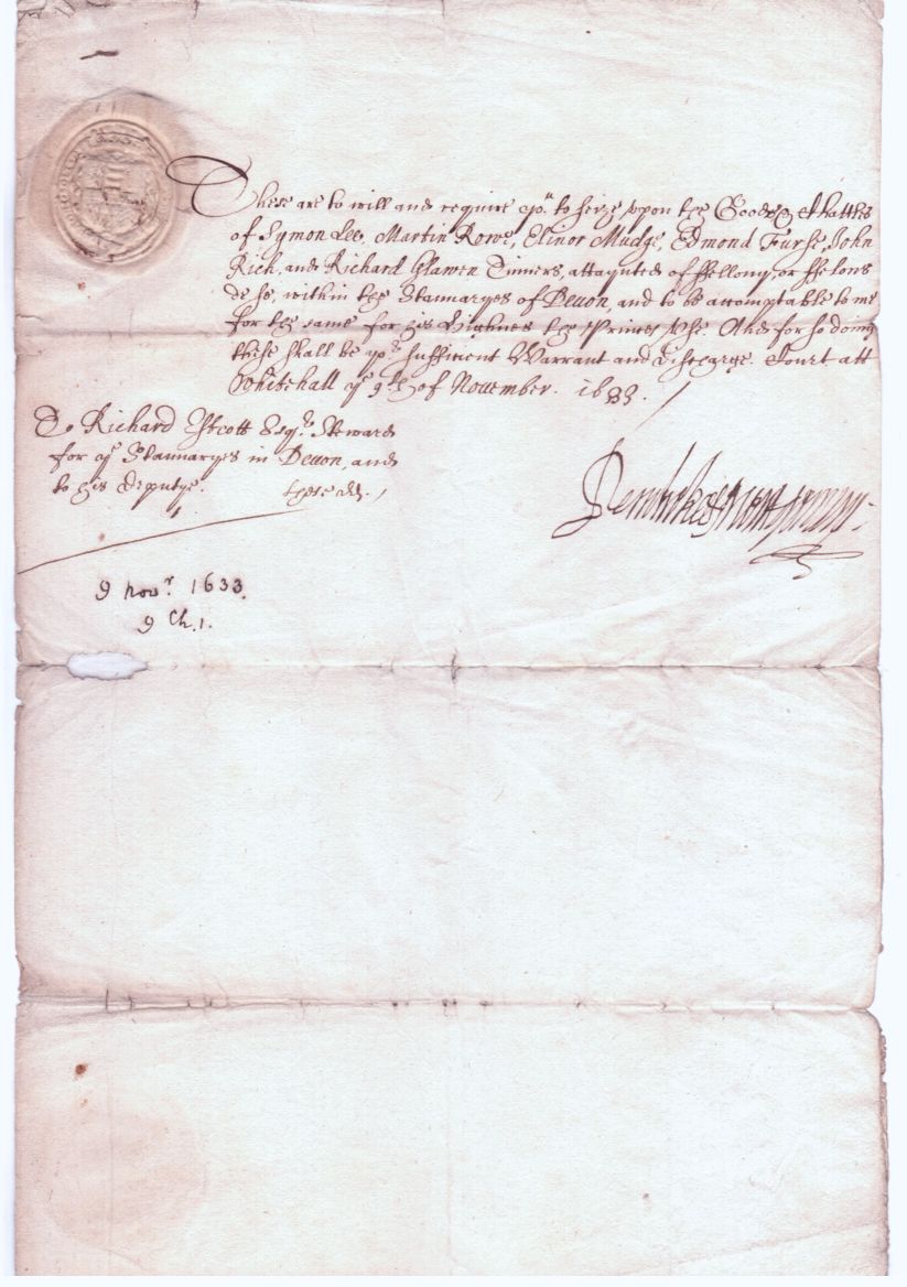 (Philip, 1584-1650, Lord Chamberlain 1626-1641, K.G., later a Parliamentarian, 4th and 1st Earl) — Sophie Dupré Autographs
