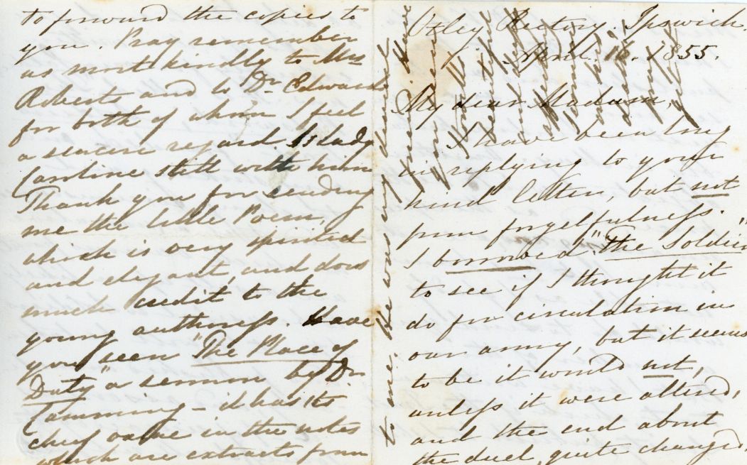 (Rev. Charles Benjamin, 1797-1875, Writer of Religious Manuals for the Young) — Sophie Dupré Autographs