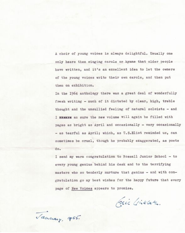 (Eric, 1899-1974, Scottish Writer) — Sophie Dupré Autographs