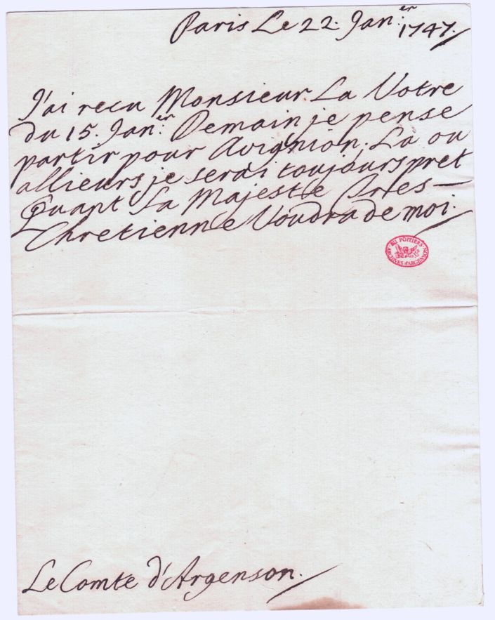 (Charles Edward, 1720-1788, 'Bonnie Prince Charlie', the Young Pretender) — Sophie Dupré Autographs